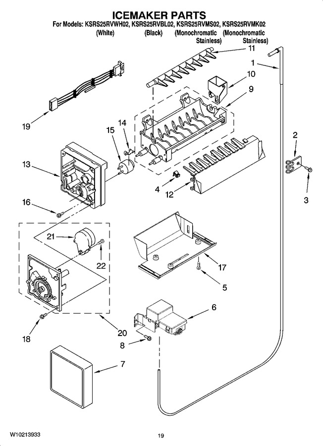 Diagram for KSRS25RVMK02