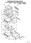 Diagram for 03 - Refrigerator Shelf Parts
