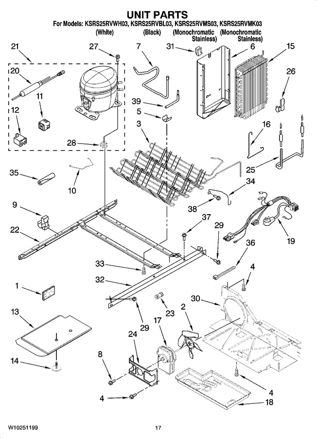 Diagram for KSRS25RVBL03