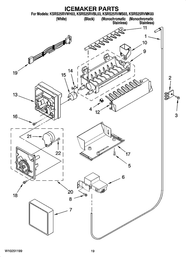Diagram for KSRS25RVMK03