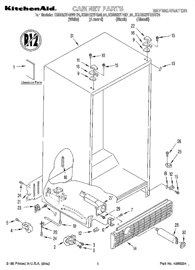 Diagram for KSRS27FGBT01