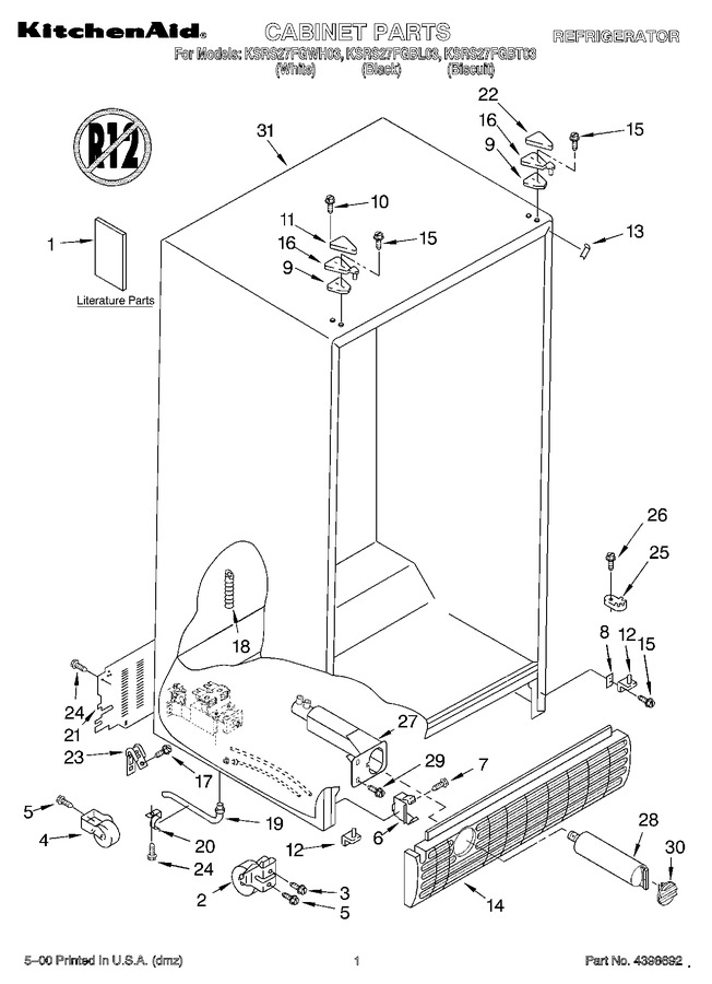 Diagram for KSRS27FGBL03