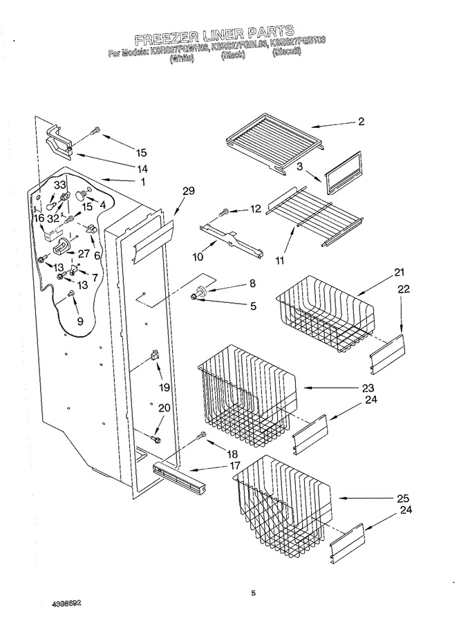 Diagram for KSRS27FGBL03