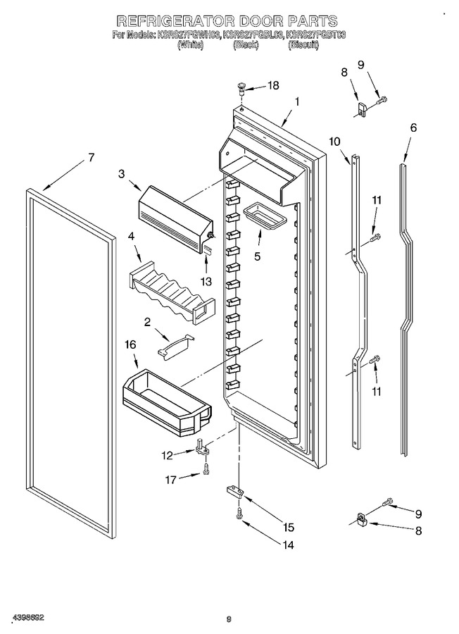 Diagram for KSRS27FGBL03