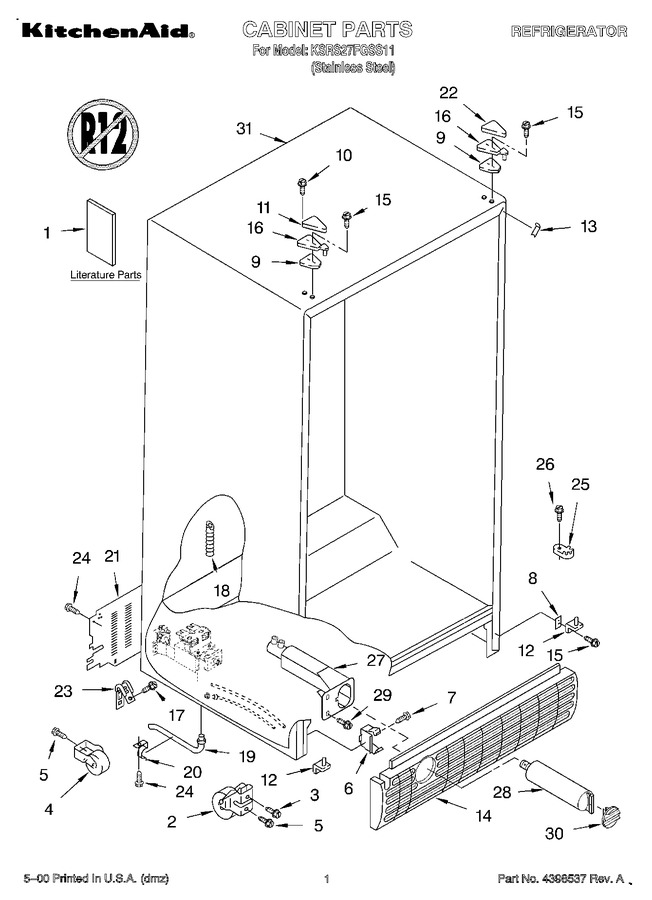 Diagram for KSRS27FGSS11