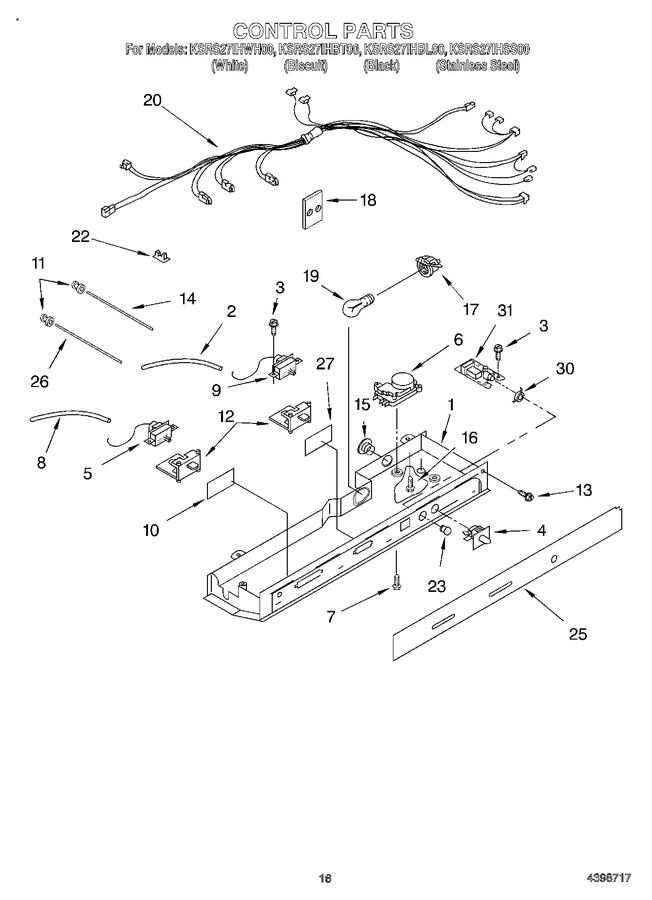 Diagram for KSRS27IHWH00