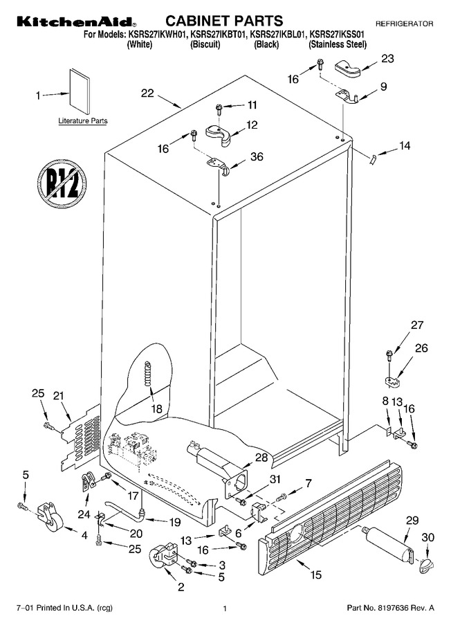 Diagram for KSRS27IKBL01