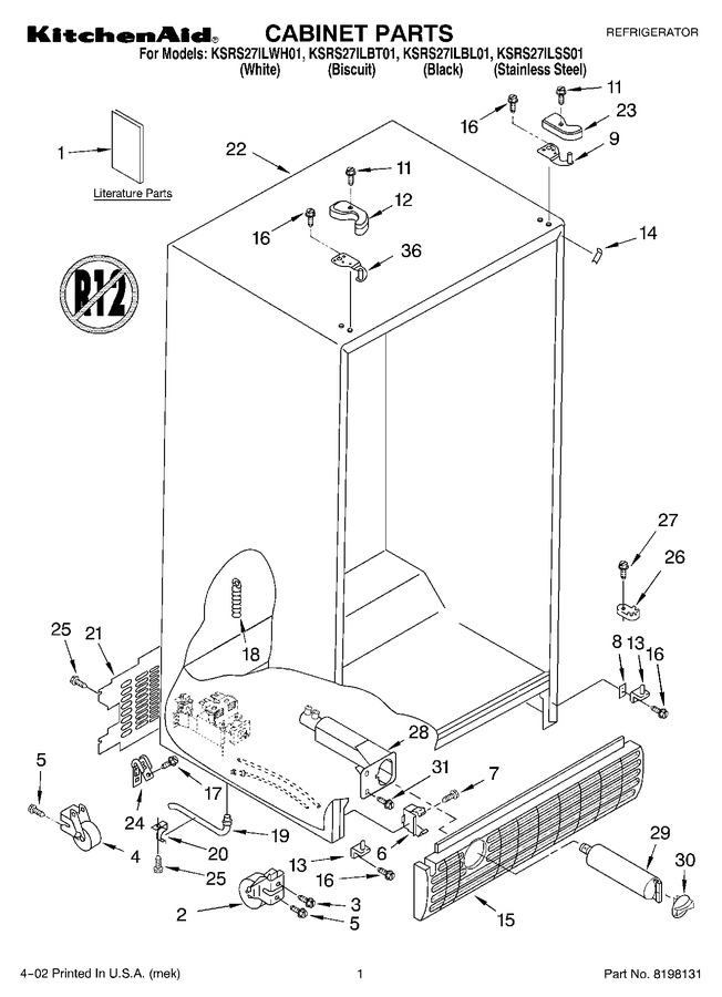 Diagram for KSRS27ILBL01