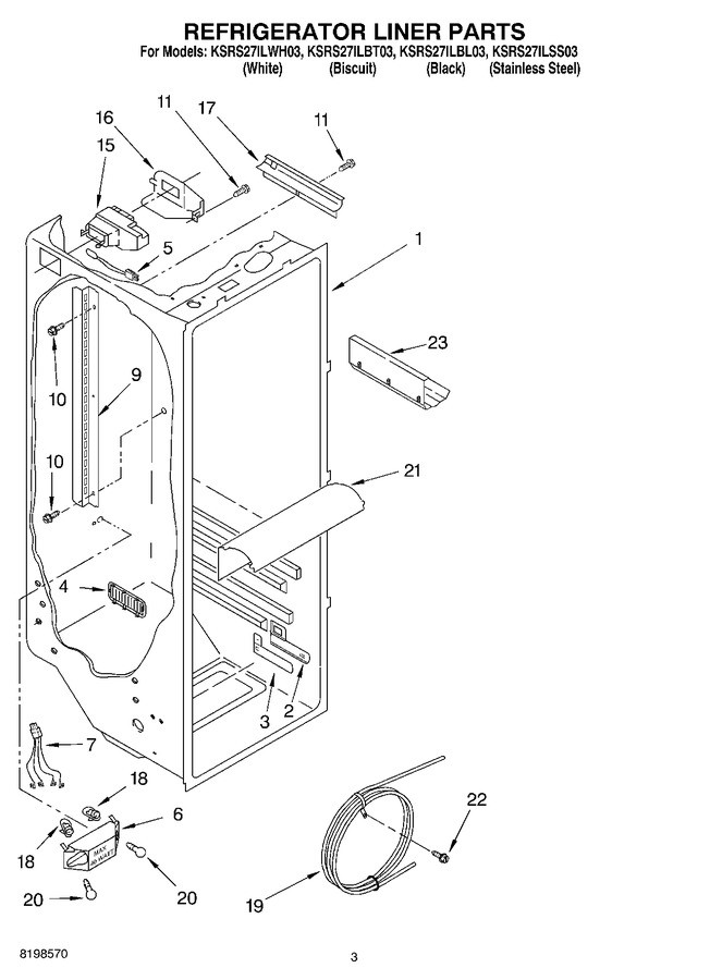 Diagram for KSRS27ILBL03