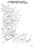 Diagram for 03 - Refrigerator Shelf Parts
