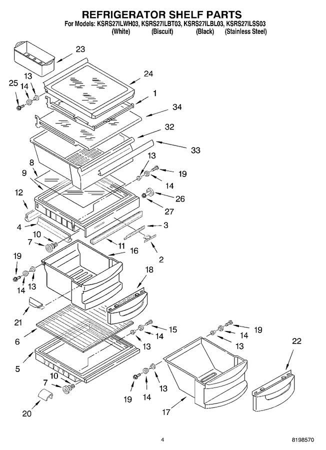 Diagram for KSRS27ILBL03