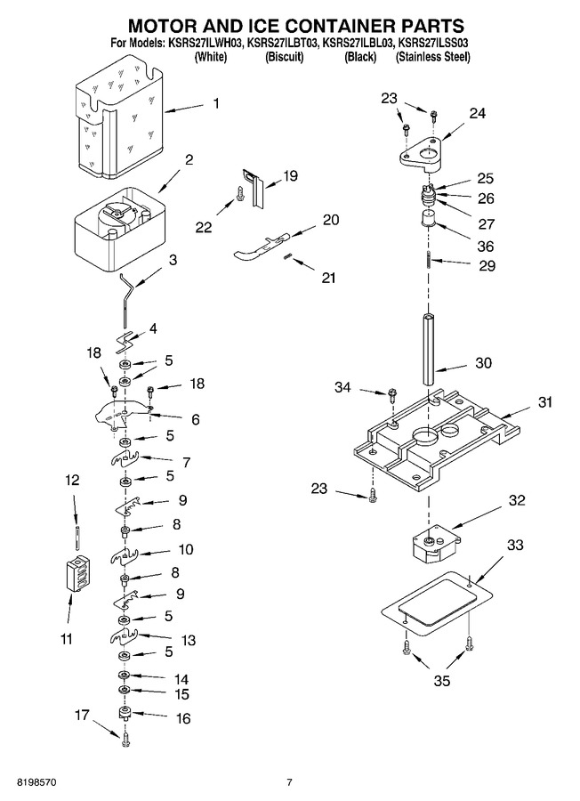 Diagram for KSRS27ILBL03