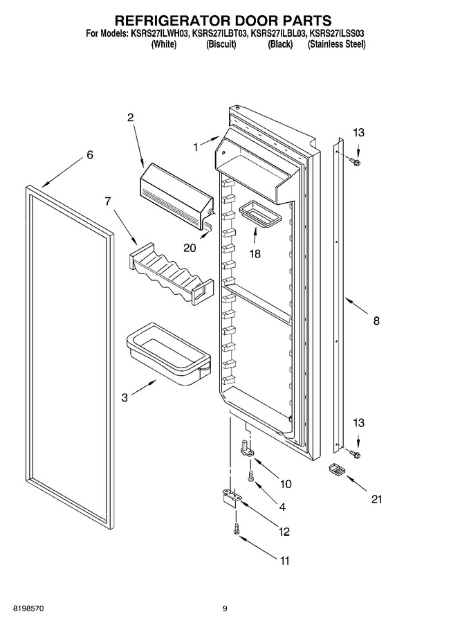 Diagram for KSRS27ILBL03