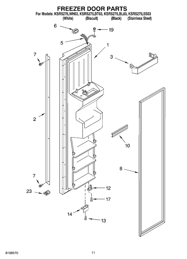 Diagram for KSRS27ILBL03
