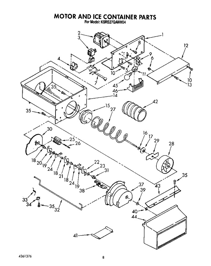 Diagram for KSRS27QAWH04