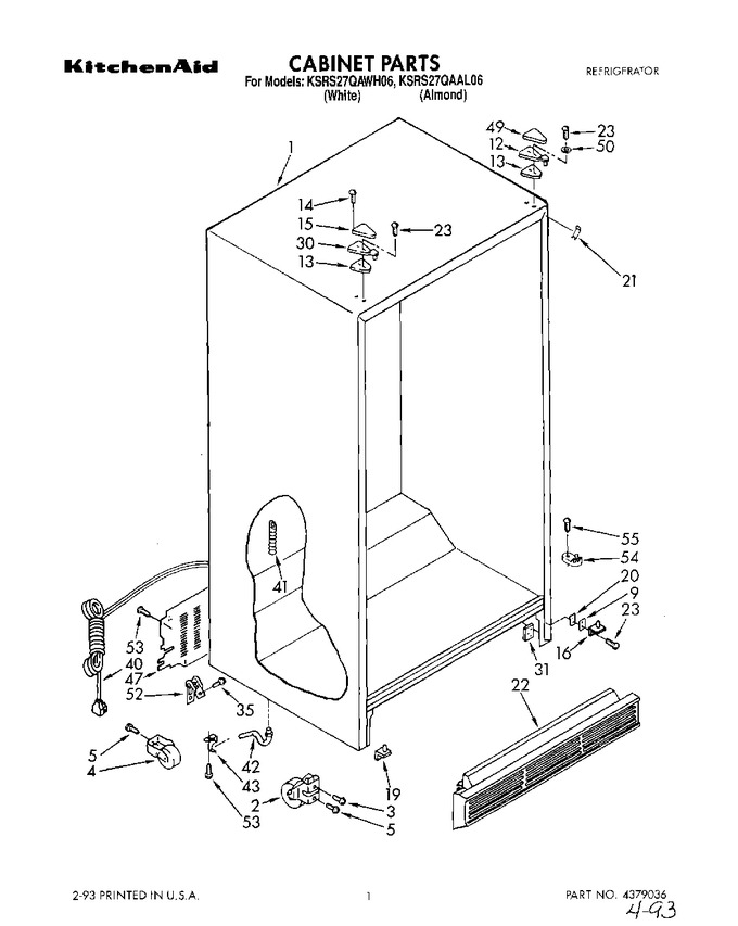 Diagram for KSRS27QAWH06