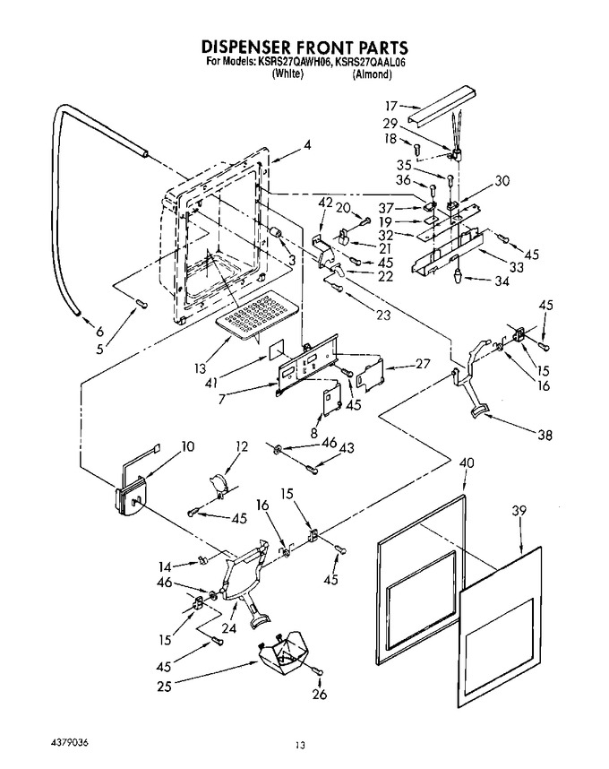 Diagram for KSRS27QAWH06