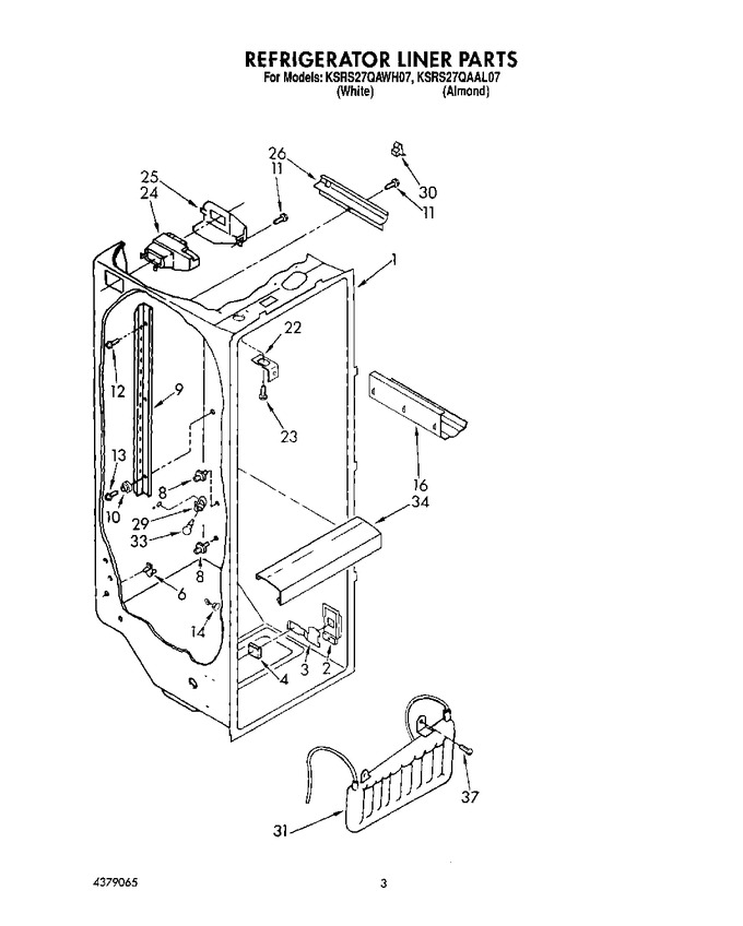Diagram for KSRS27QAWH07