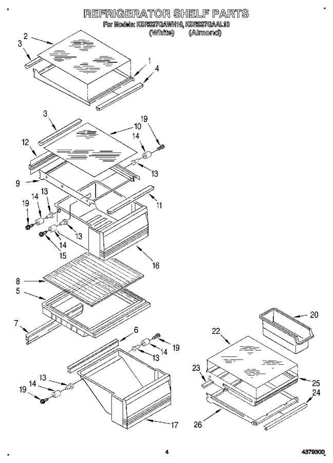 Diagram for KSRS27QAWH10