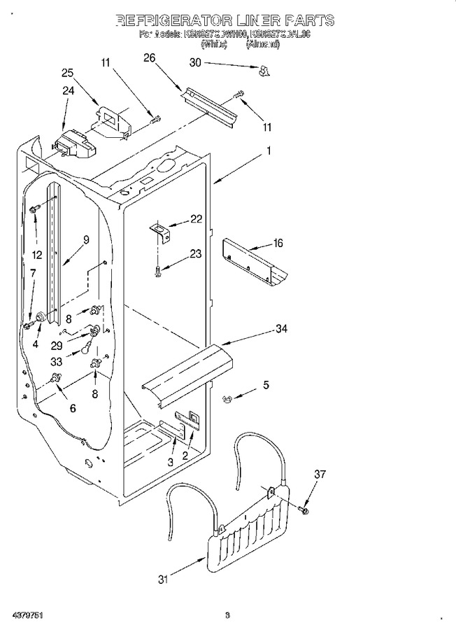 Diagram for KSRS27QDWH00