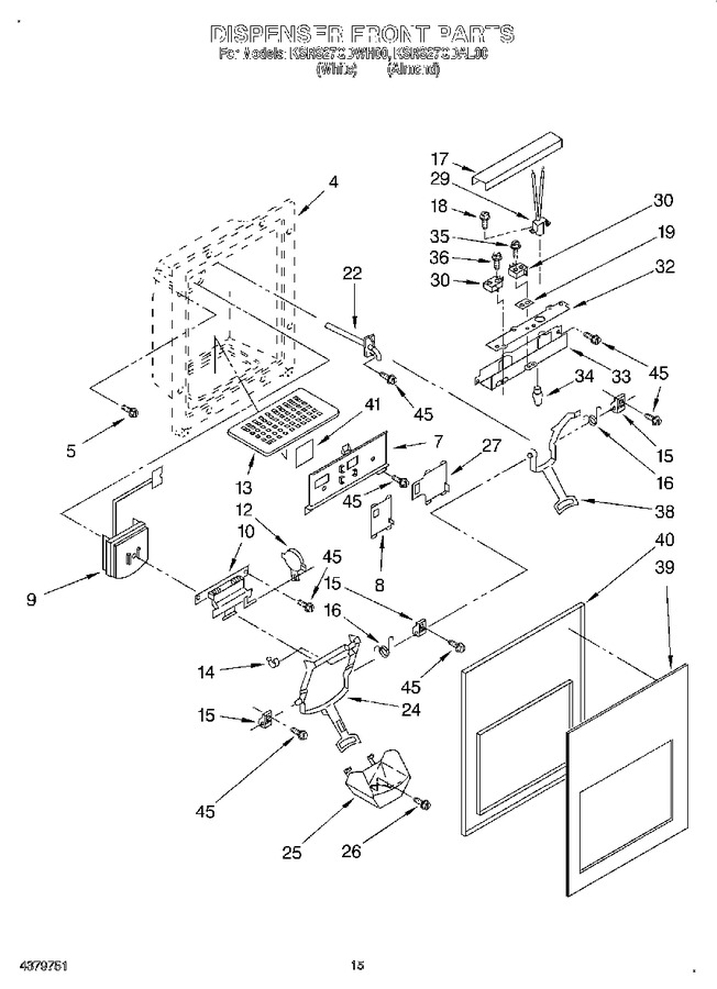 Diagram for KSRS27QDWH00