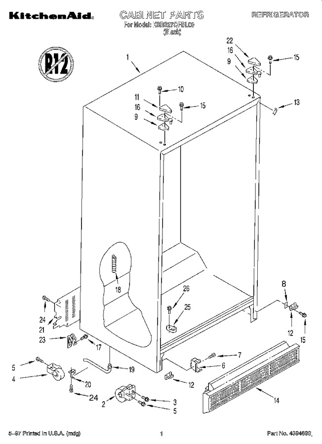 Diagram for KSRS27QFBL00