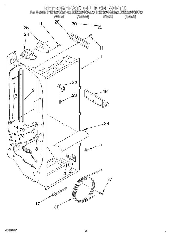 Diagram for KSRS27QGWH03