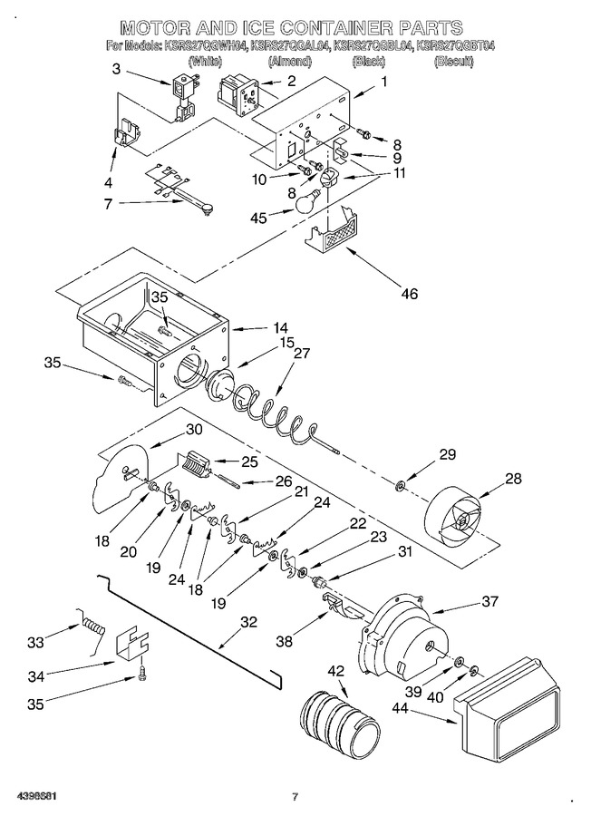 Diagram for KSRS27QGWH04