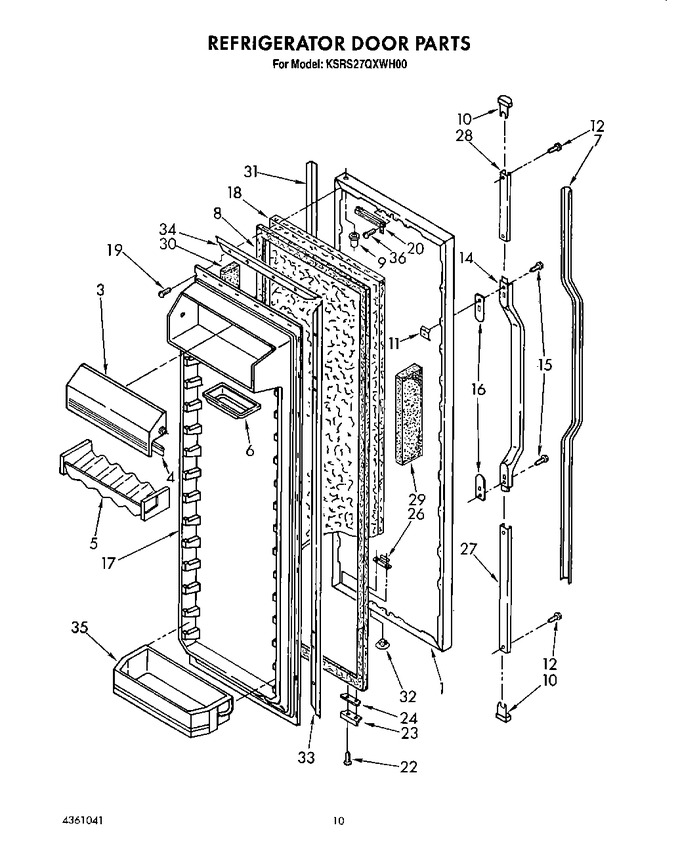 Diagram for KSRS27QXWH00