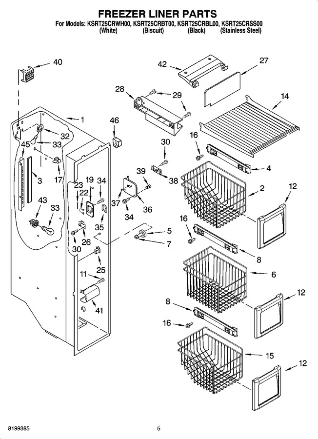 Diagram for KSRT25CRWH00