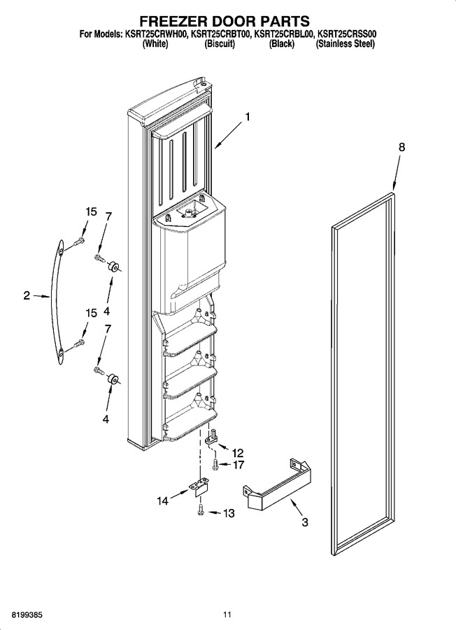 Diagram for KSRT25CRWH00