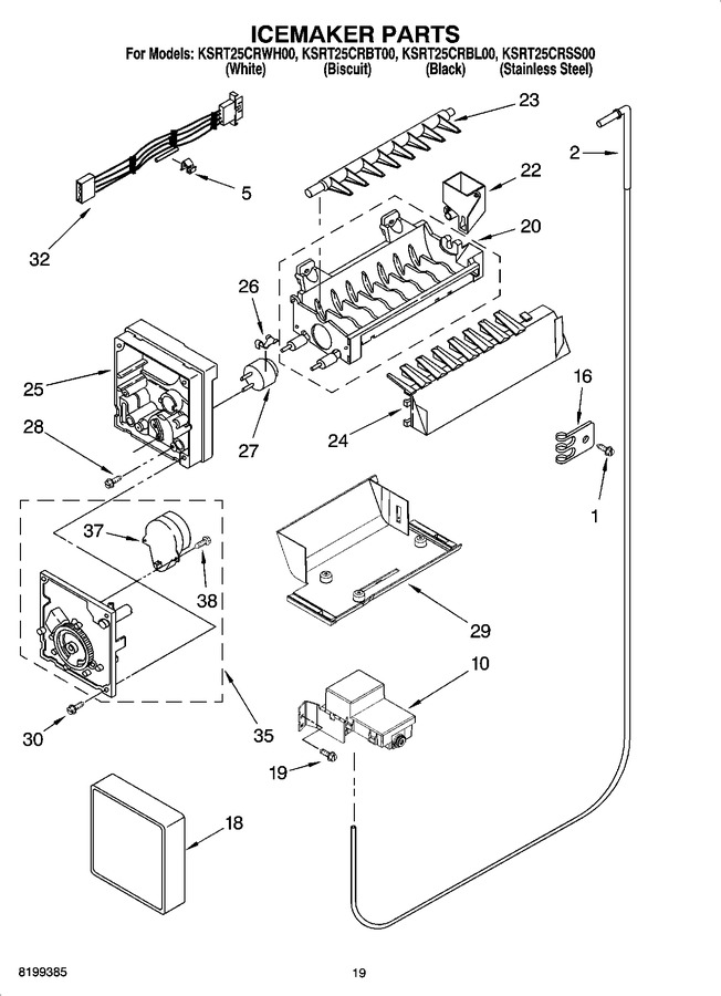 Diagram for KSRT25CRWH00