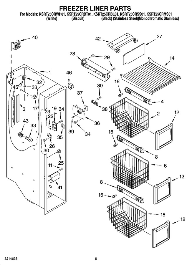 Diagram for KSRT25CRBL01