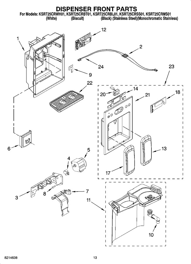 Diagram for KSRT25CRMS01