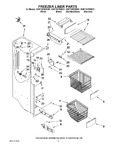 Diagram for 04 - Freezer Liner Parts