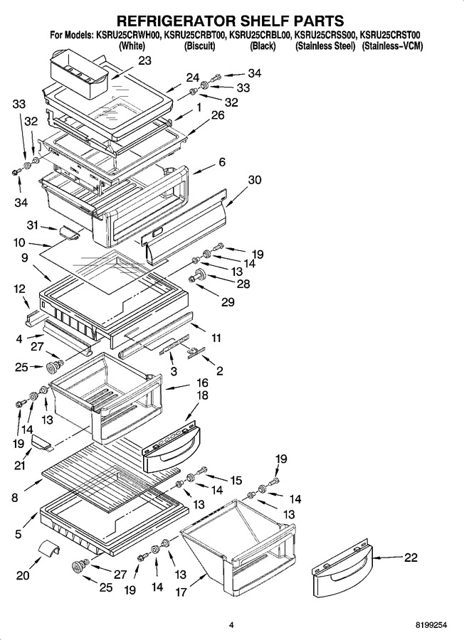 Diagram for KSRU25CRBL00