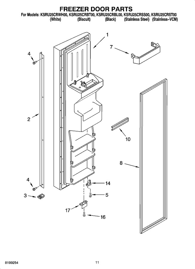 Diagram for KSRU25CRBL00