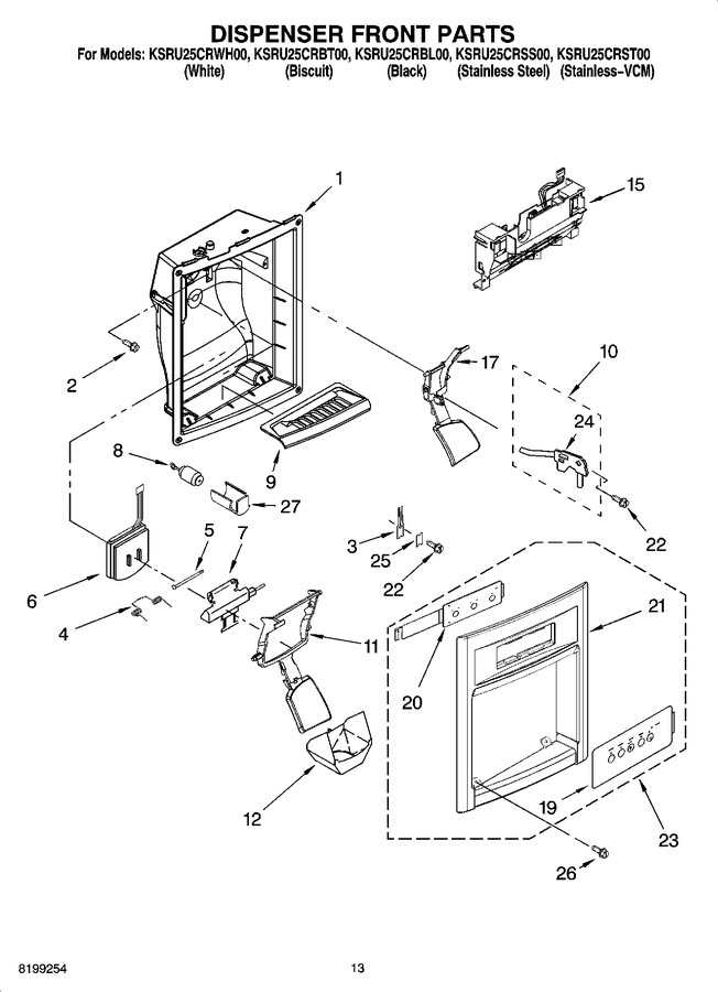 Diagram for KSRU25CRBT00