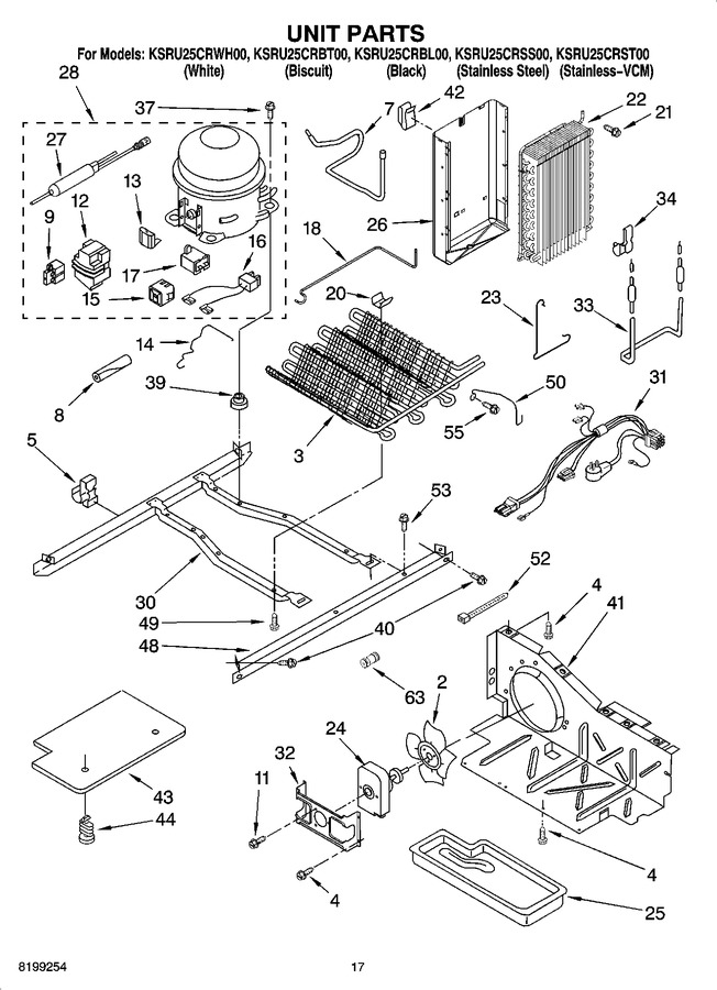Diagram for KSRU25CRBL00