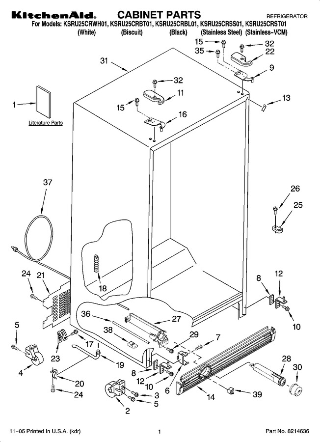 Diagram for KSRU25CRBT01