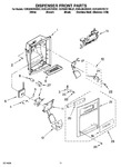 Diagram for 08 - Dispenser Front Parts