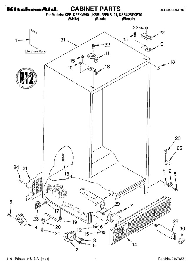 Diagram for KSRU25FKBL01