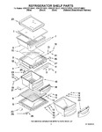 Diagram for 03 - Refrigerator Shelf Parts