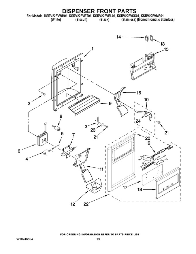 Diagram for KSRV22FVWH01