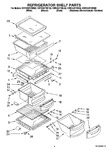 Diagram for 03 - Refrigerator Shelf Parts