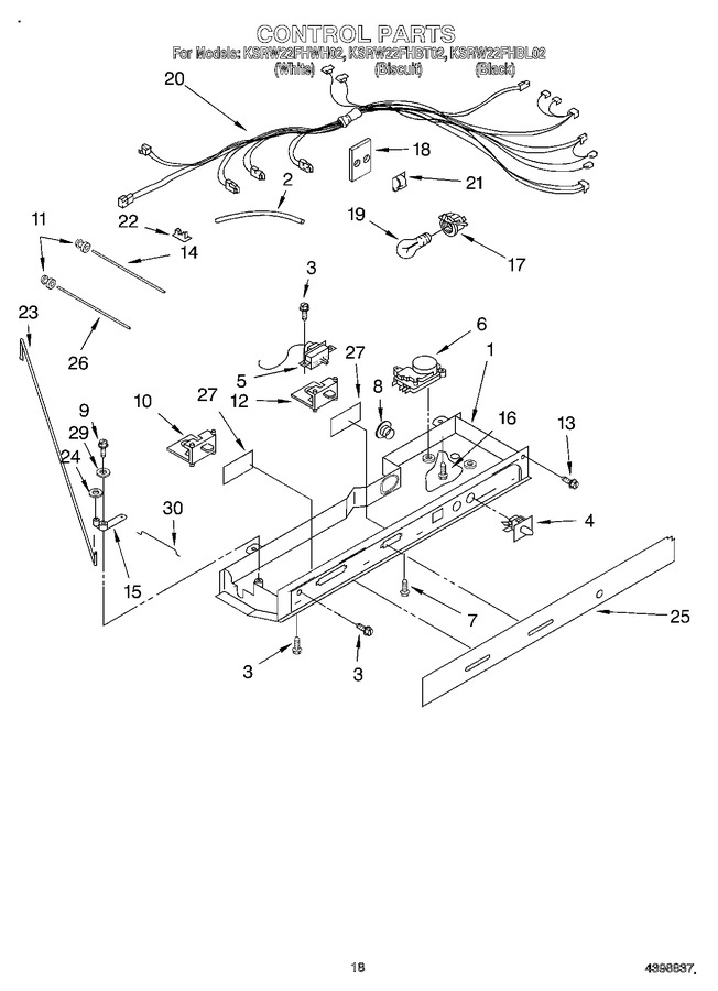 Diagram for KSRW22FHBL02