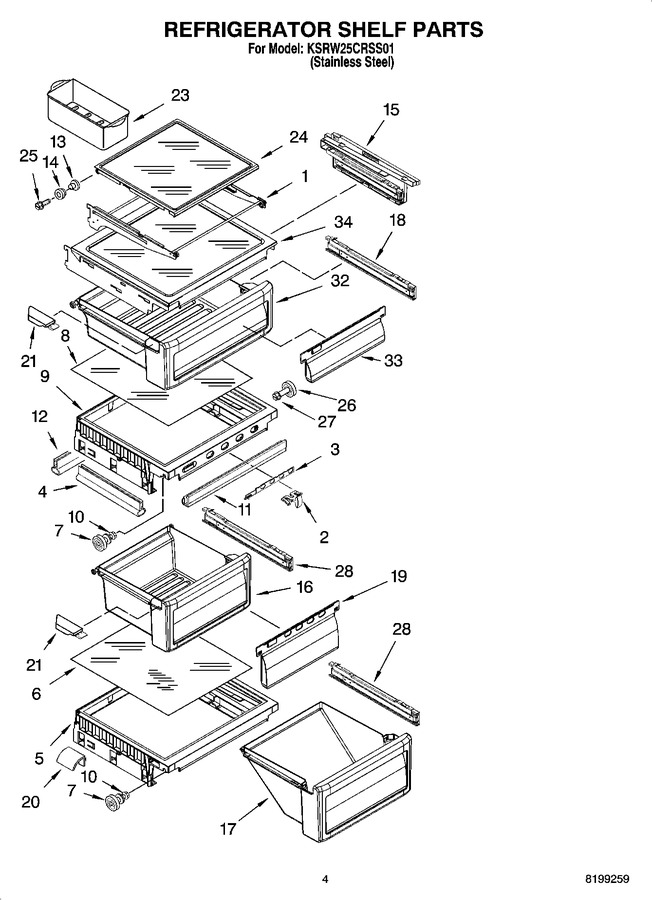 Diagram for KSRW25CRSS01