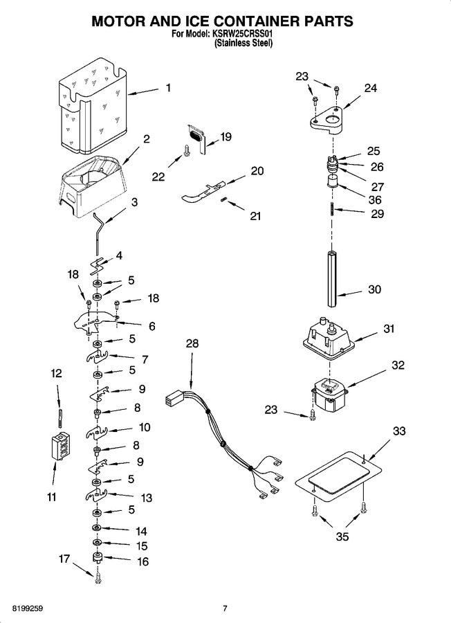 Diagram for KSRW25CRSS01