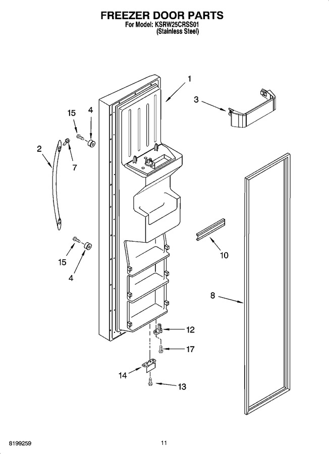 Diagram for KSRW25CRSS01