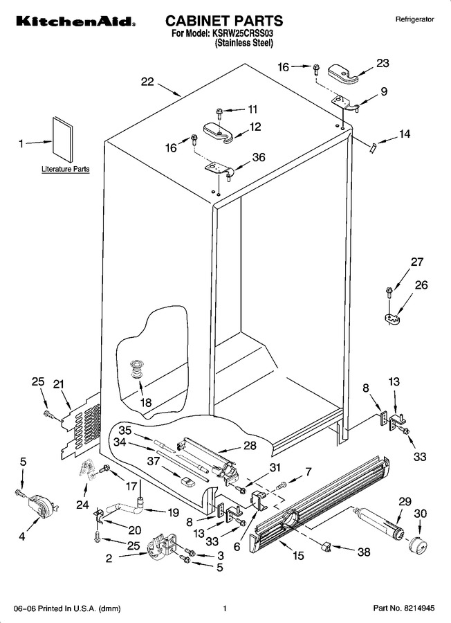 Diagram for KSRW25CRSS03